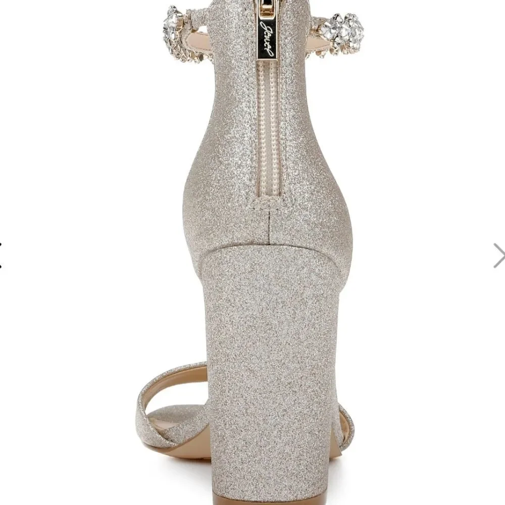 Jewel Badgley Mishka Louise Peep-Toe Block Heel SIZE 6 New